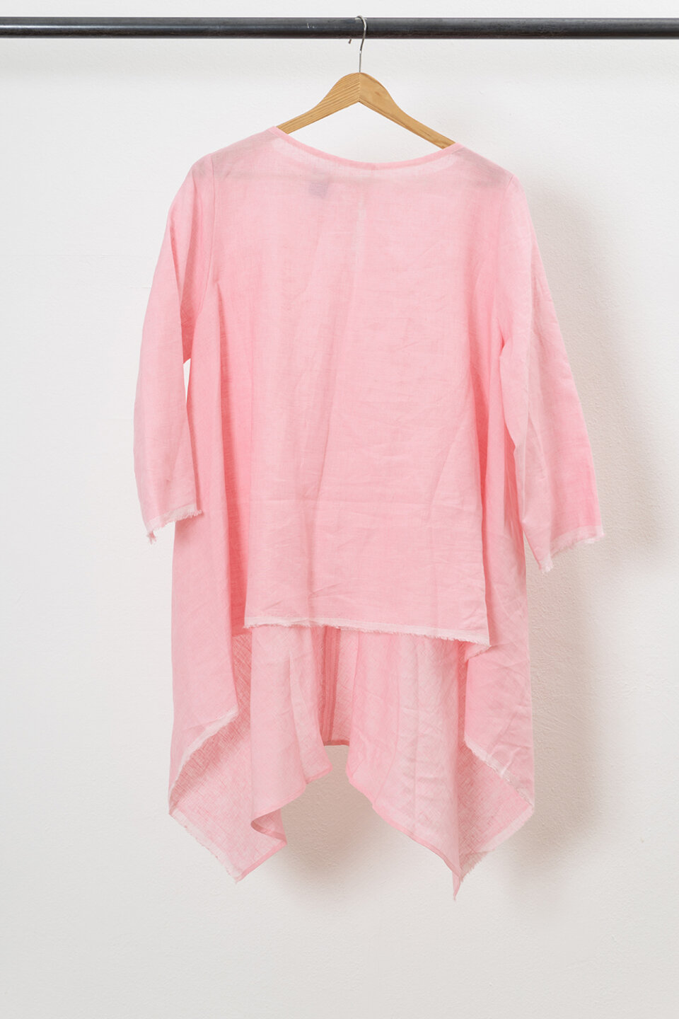 Camicia Giulia Lunga rosa 1 1 - Officinae