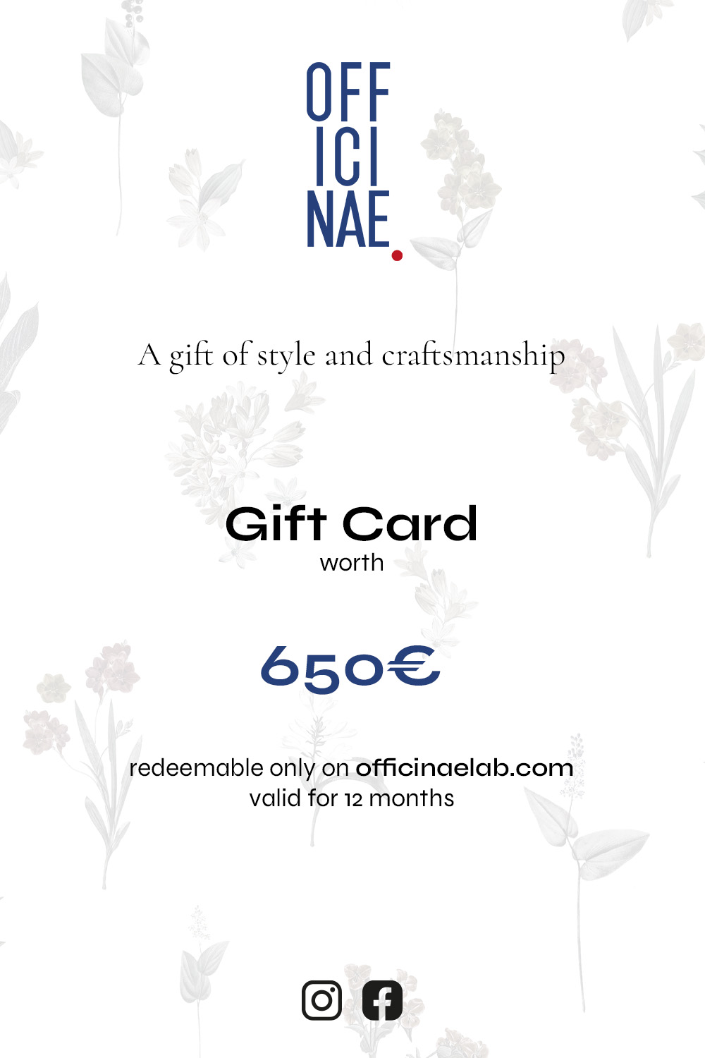 Gift Card *650*