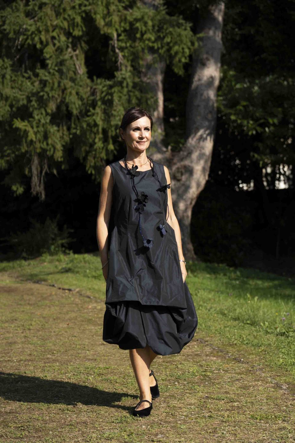 Abito riccio in taffeta scaled - Officinae
