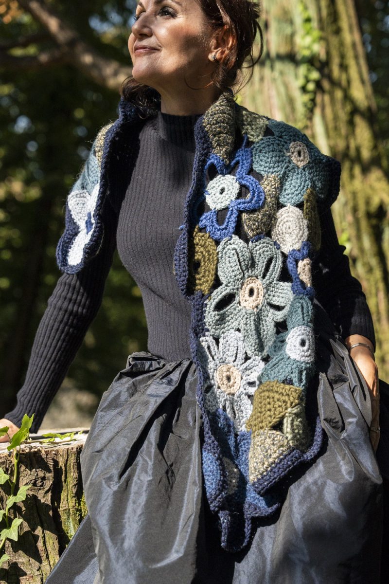 coprispalle uncinetto grande