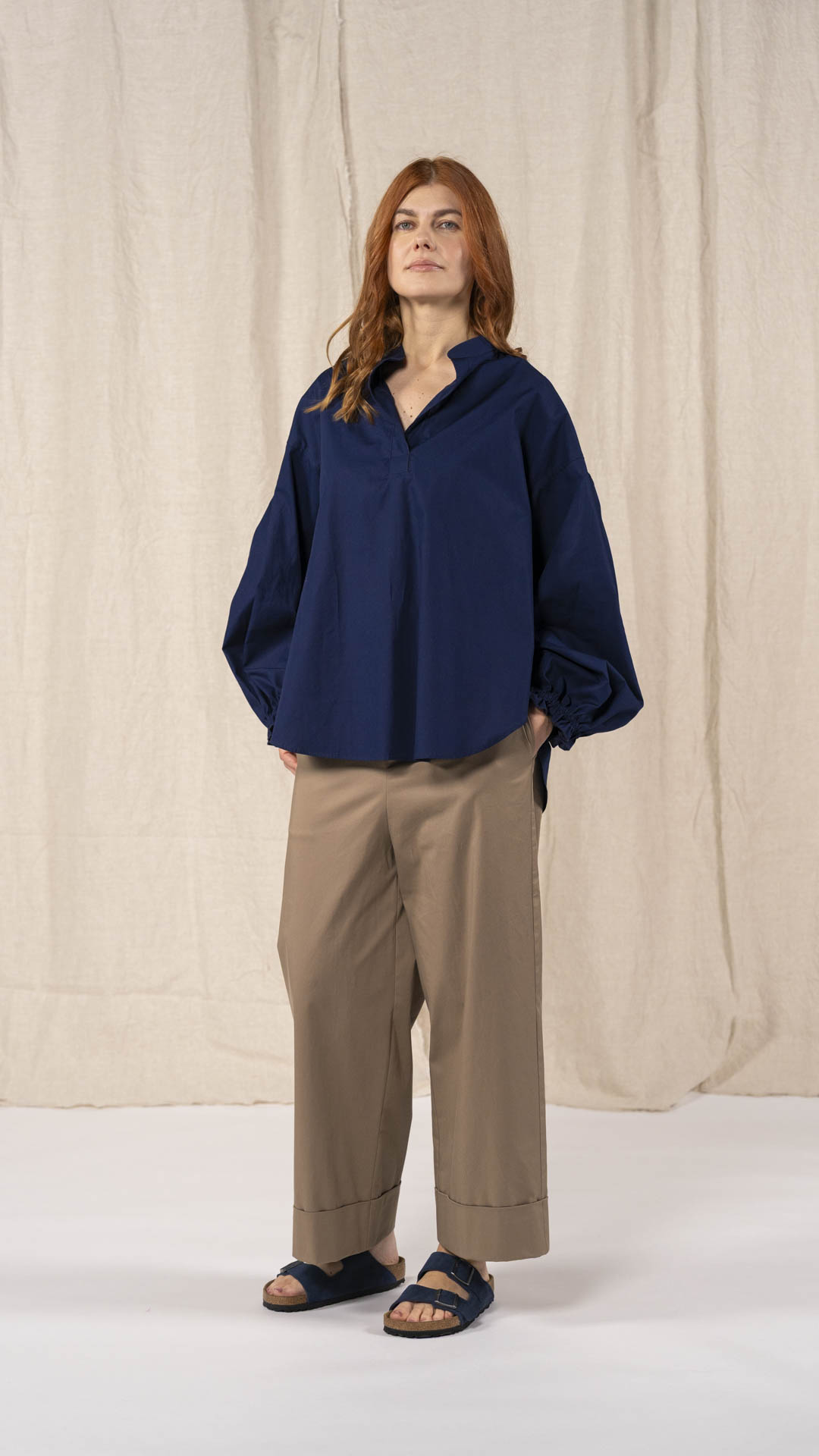 img camicia arca blu navy