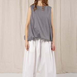 immagine top frou frou fantasia blu