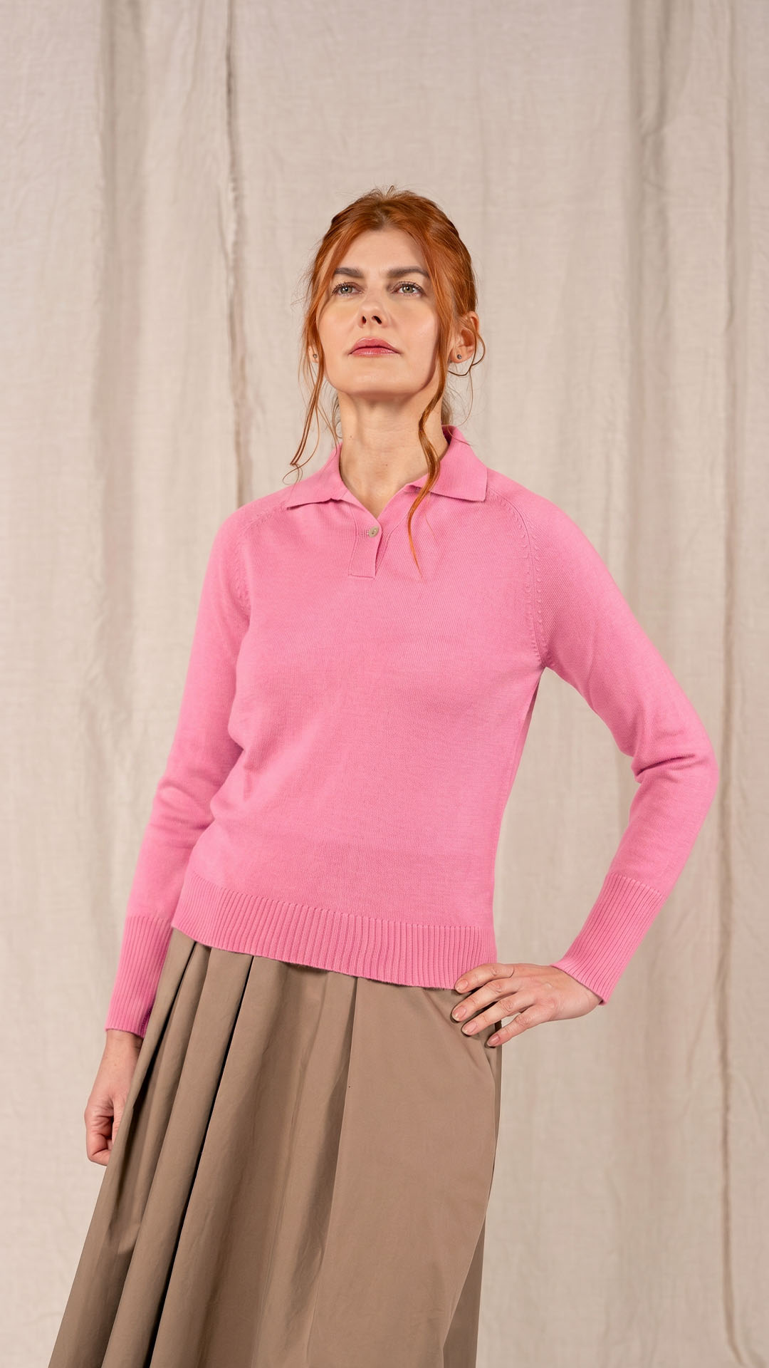 img polo cotone rosa